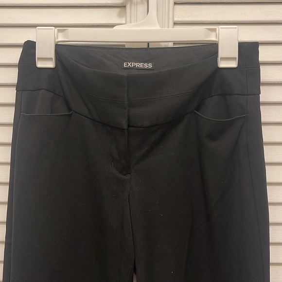 express low waisted straight leg trousers - Picture 2 of 4